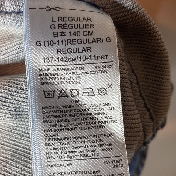 Boys causal long sleeve jean shirt - Picture 3 of 6